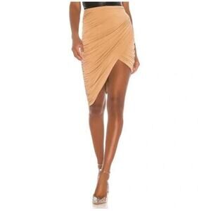 H:OURS Livia Skirt Women’s Light Hazelnut Pull On Size S